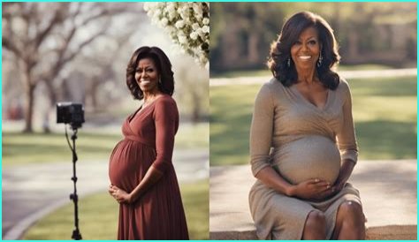 Unforgettable Maternity Moments: Michelle Obama's Radiant Photos